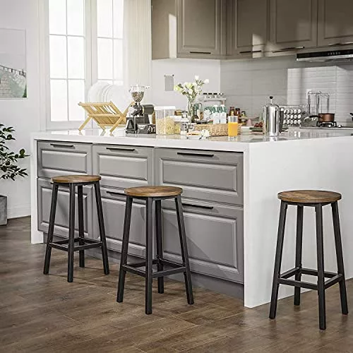 vasagle-scaune-de-bar-2-buc-scaune-inalte-de-bucatarie-rotund-maro-rustic