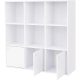vasagle-raft-de-carti-raft-de-depozitare-cu-3-usi-alb-97x97x29cm