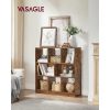 vasagle-raft-de-depozitare-maro-rustic-100x97x30cm