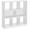 vasagle-raft-de-carti-raft-de-depozitare-alb-97x30x100cm