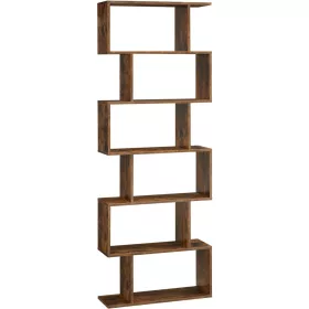 vasagle-raft-de-depozitare-maro-rustic-190x70x24cm