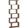 vasagle-raft-de-depozitare-maro-rustic-190x70x24cm