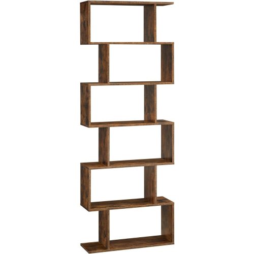 vasagle-raft-de-depozitare-maro-rustic-190x70x24cm