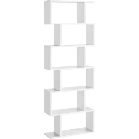 vasagle-raft-de-carti-raft-de-depozitare-alb-190x70x24cm