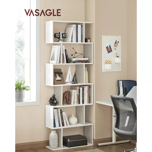 vasagle-raft-de-carti-raft-de-depozitare-alb-190x70x24cm