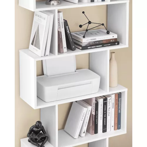 vasagle-raft-de-carti-raft-de-depozitare-alb-190x70x24cm