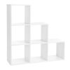 vasagle-raft-de-carti-raft-de-depozitare-cu-trepte-alb-97x97x29cm