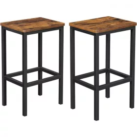 vasagle-scaune-de-bar-2-buc-scaun-de-bucatarie-dreptunghiular-inalt-maro-rustic