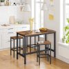 vasagle-scaune-de-bar-2-buc-scaun-de-bucatarie-dreptunghiular-inalt-maro-rustic