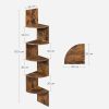 vasagle-raft-de-colt-in-zigzag-cu-5-niveluri-maro-rustic-20x20x127cm