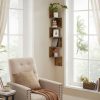 vasagle-raft-de-colt-in-zigzag-cu-5-niveluri-maro-rustic-20x20x127cm