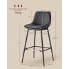 vasagle-scaune-de-bar-2-buc-spatar-ergonomic-piele-ecologica-picioare-metalice-negru-1