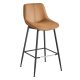 vasagle-scaune-de-bar-2-buc-spatar-ergonomic-piele-ecologica-picioare-metalice-maro-1