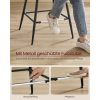 vasagle-scaune-de-bar-2-buc-spatar-ergonomic-piele-ecologica-picioare-metalice-maro-1