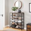 vasagle-raft-depozitare-pantofi-cu5-rafturi-din-plasa-metalica-negru-100x30x110cm