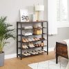 vasagle-raft-depozitare-pantofi-cu5-rafturi-din-plasa-metalica-negru-100x30x110cm