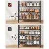 vasagle-raft-depozitare-pantofi-cu4-rafturi-din-plasa-metalica-maro-rustic-937530cm