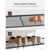 vasagle-raft-depozitare-pantofi-cu4-rafturi-din-plasa-metalica-maro-rustic-937530cm