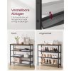 vasagle-raft-pentru-pantofi-4-niveluri-cu-rafturi-reglabile-din-plasa-maro-rustic