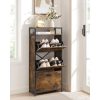 vasagle-dulap-de-pantofi-cu-3-usi-pentru-depozitarea-a-1518-perechi-de-pantofi-maro-rustic