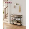 vasagle-raft-pentru-pantofi-5-niveluri-cu-4-rafturi-textile-si-depozitare-geanta