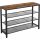 vasagle-raft-depozitare-pantofi4-niveluri-maro-rustic-100x30x72cm