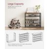 vasagle-raft-depozitare-pantofi-cu4-rafturi-din-plasa-metalica-maro-rustic-100x30x92cm