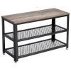 vasagle-bancheta-depozitare-pantofi-cu-doua-niveluri-de-depozitare-gri-73x30x45cm