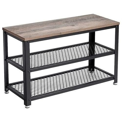 vasagle-bancheta-depozitare-pantofi-cu-doua-niveluri-de-depozitare-gri-73x30x45cm