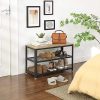 vasagle-bancheta-depozitare-pantofi-cu-doua-niveluri-de-depozitare-gri-73x30x45cm
