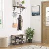 vasagle-bancheta-depozitare-pantofi-cu-doua-niveluri-de-depozitare-gri-73x30x45cm