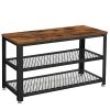 vasagle-bancheta-depozitare-pantofi-cu-doua-niveluri-de-depozitare-maro-rustic-73x30x45cm
