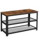 vasagle-bancheta-depozitare-pantofi-cu-doua-niveluri-de-depozitare-maro-rustic-73x30x45cm