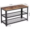 vasagle-bancheta-depozitare-pantofi-cu-doua-niveluri-de-depozitare-maro-rustic-73x30x45cm