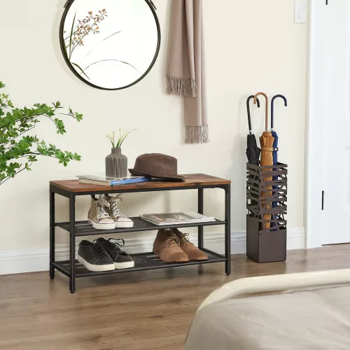 vasagle-bancheta-depozitare-pantofi-cu-doua-niveluri-de-depozitare-maro-rustic-80x30x44cm