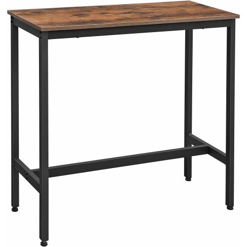 vasagle-masa-de-bar-de-bucatarie-maro-rustic-100x40x90cm