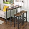 vasagle-masa-de-bar-de-bucatarie-maro-rustic-100x40x90cm