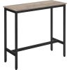 vasagle-masa-de-bar-de-bucatarie-gri-100x40x90cm