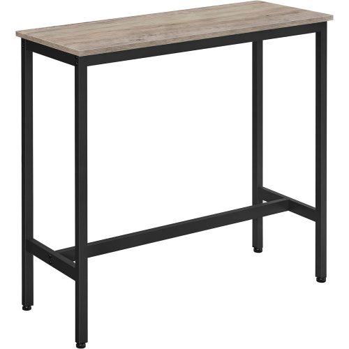 vasagle-masa-de-bar-de-bucatarie-gri-100x40x90cm