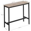 vasagle-masa-de-bar-de-bucatarie-gri-100x40x90cm