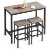 vasagle-set-masa-de-bar-cu-doua-scaune-gri-120x60x90cm40x30x65cm