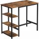 vasagle-blat-de-bar-de-bucatarie-cu-rafturi-maro-rustic-110x60x100cm