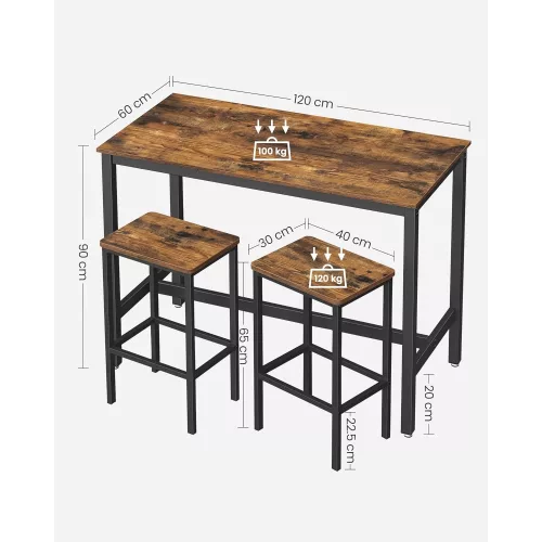 vasagle-set-masa-de-bar-cu-doua-scaune-maro-rustic-120x60x90cm40x30x65cm