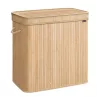 Coș de rufe din bambus, 150L