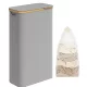 Coș de rufe îngust cu capac, 65L, sac din plasă detașabil, pliabil 42 x 22.5 x 70.5 cm
