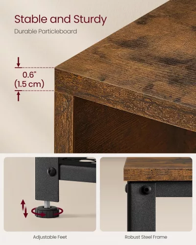 vasagle-bancheta-depozitare-pantofi-cuier-haine-maro-rustic