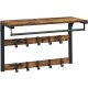 vasagle-raft-de-perete-cu-10-carlige-mobile-maro-rustic-30x80x42cm