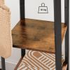 vasagle-cuier-haine-cu-rafturi-si-umerase-maro-rustic