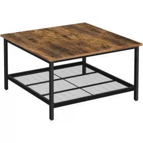 vasagle-masuta-de-cafea-patrata-maro-rustic-80x80x45cm