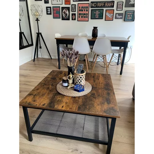 vasagle-masuta-de-cafea-patrata-maro-rustic-80x80x45cm